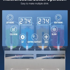 Професионална машина за скрежина VEVOR X-480, Капацитет 4 вани по 12 литра GB Vedex