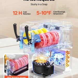 Машина за скрежина VEVOR X-60, Резервоар 2 x 3 литра, Мощност 450 W GB Vedex