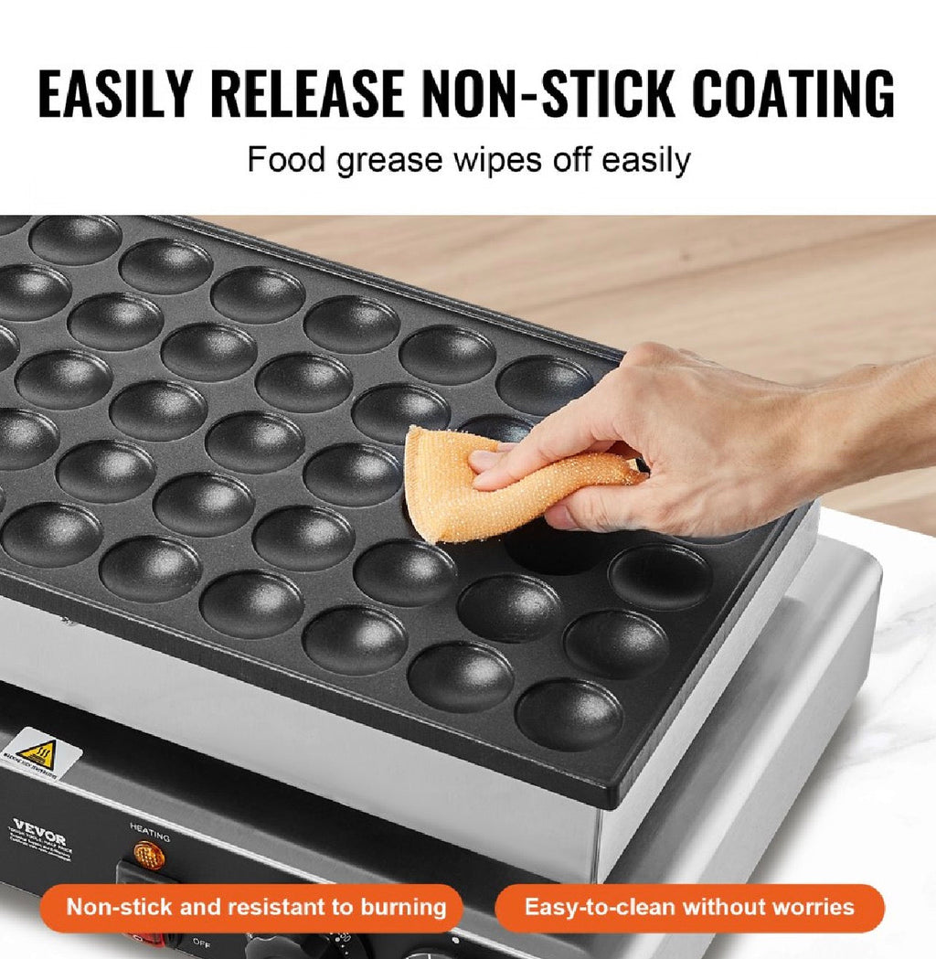 Търговска Машина за Мини Холандски Палачинки (Poffertjes) – 50 бр., 1700W GB Vedex