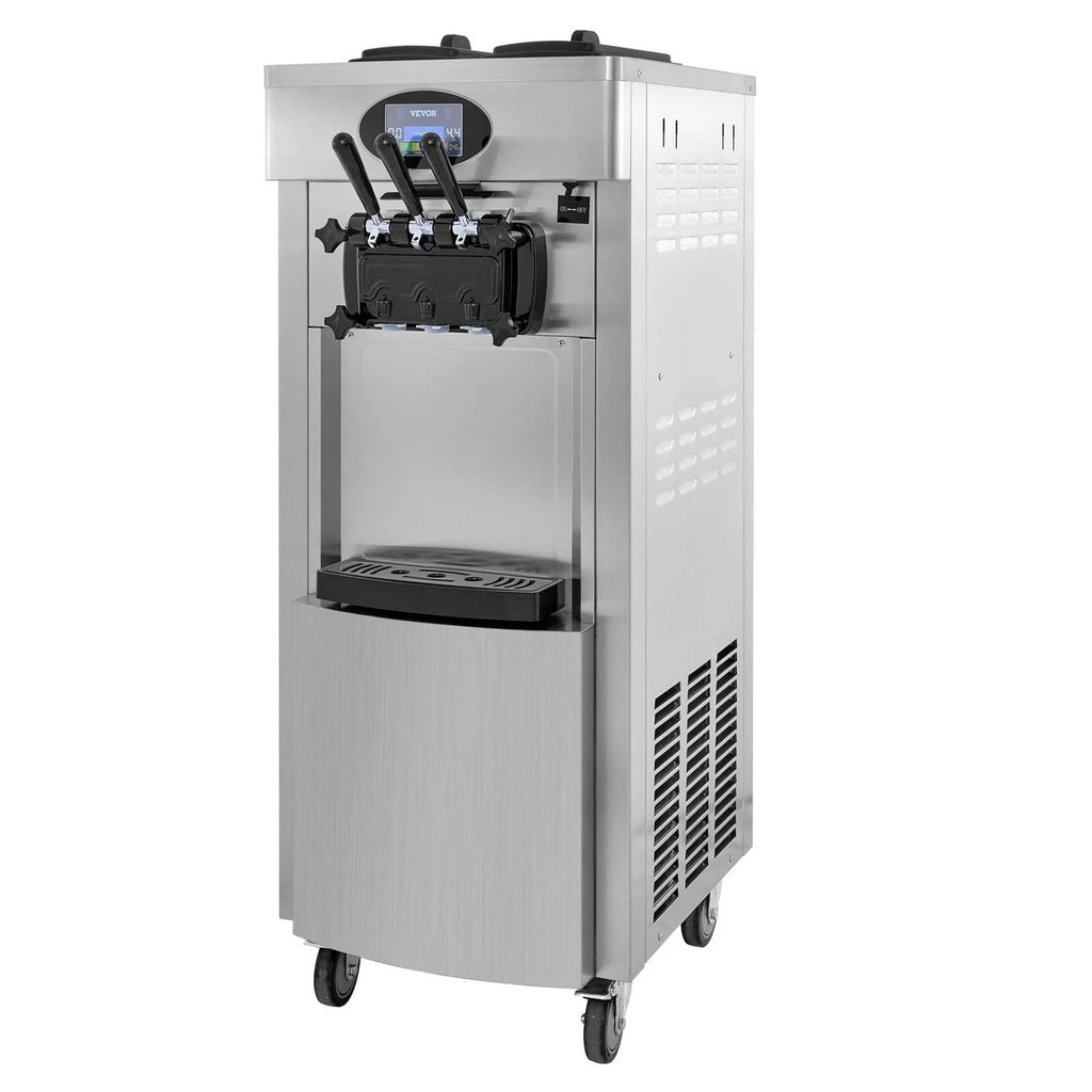 Търговска Машина за Мек Сладолед – 20-28 л/ч, 2450W, 3 Вкуса, Свободностояща - GB Vedex