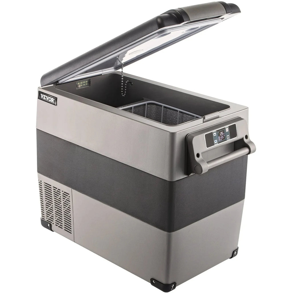 EU Warehouse VEVOR Car Refrigerator 55L Compressor Portable Small Refrigerator Car Refrigerator Freezer Vehicle Car GB Vedex