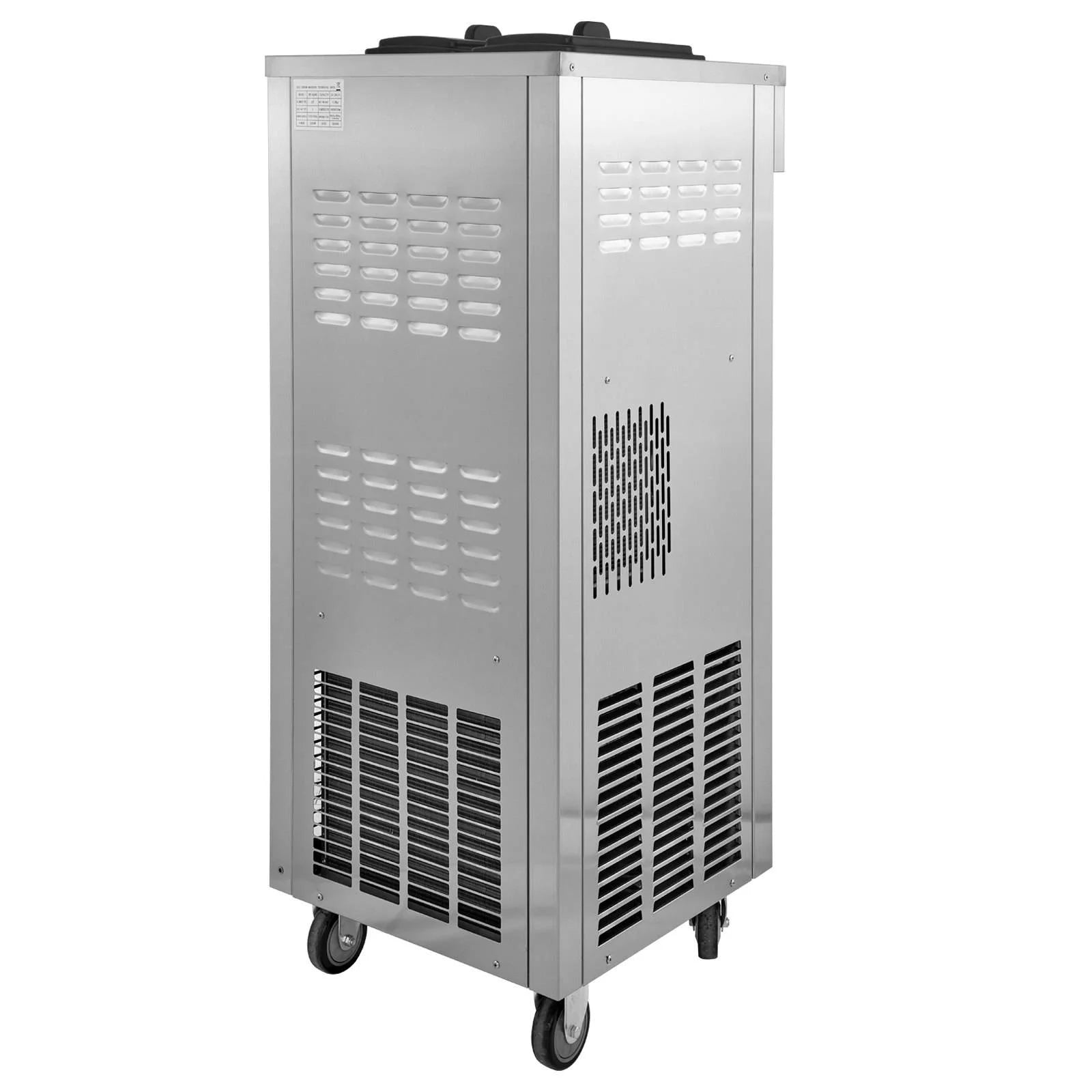 Търговска Машина за Мек Сладолед – 20-28 л/ч, 2450W, 3 Вкуса, Свободностояща - GB Vedex