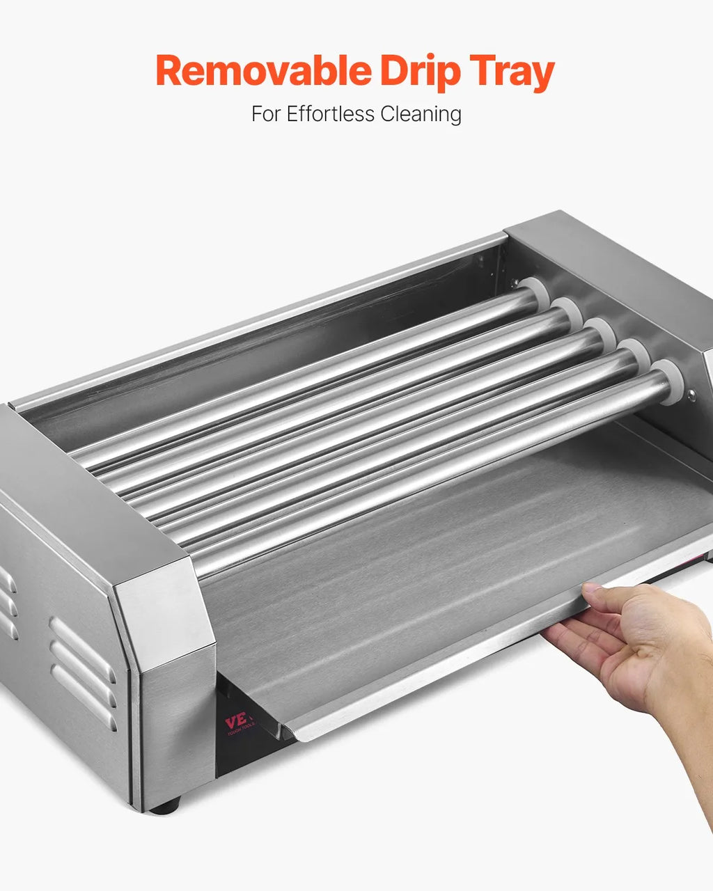 Електрически Грил за Наденици – 12 бр. / 5 Ролки, 750W, Търговски - GB Vedex